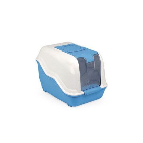 WC mačka netto kryté s filtrom modrá 53x39x40cm