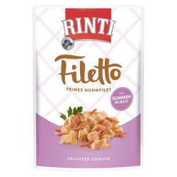 Rinti Filetto vrecko kura + šunka v želé 100g