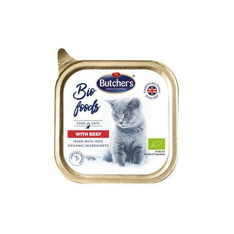 Butcher 's Cat Bio s hovädzím vanička 85g