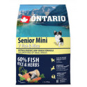 ONTARIO Dog Senior Mini Fish & Rice 2,25 kg