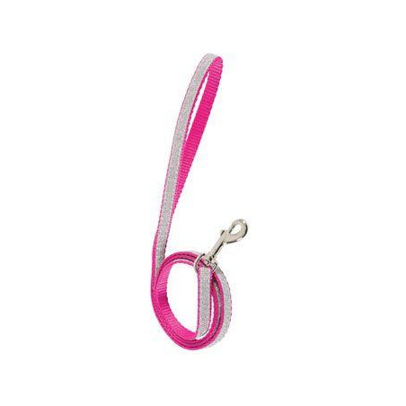 Vodítko kočka SHINY nylon růžové 1m Zolux