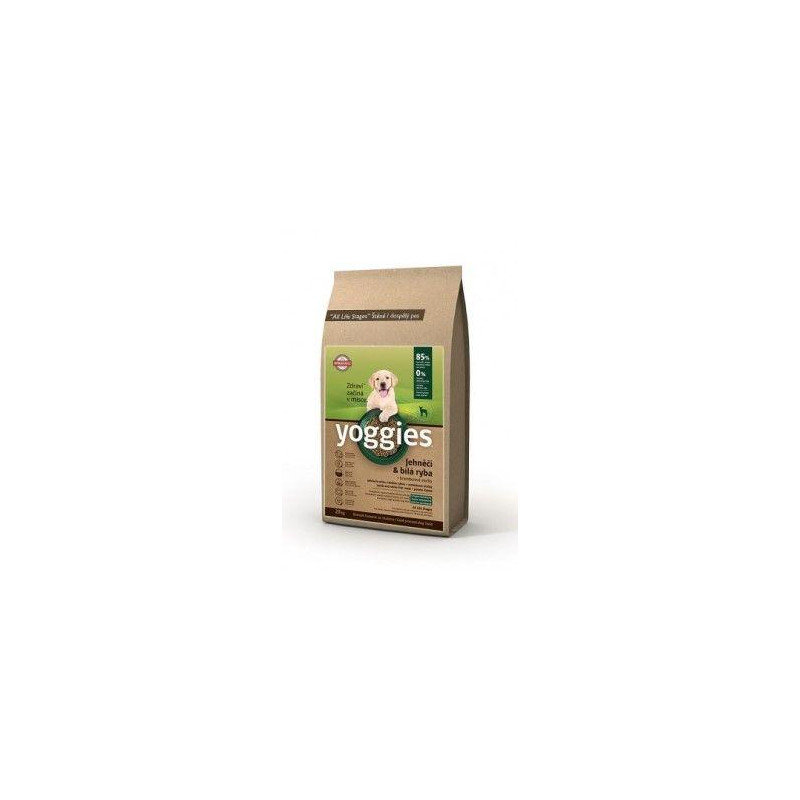 Yoggies Minigranule jehněčí a bílá ryba 20kg