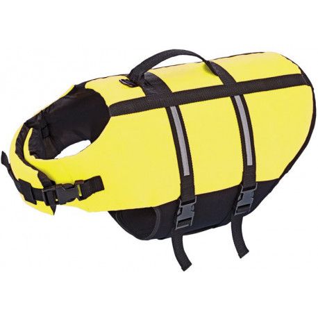 Nobby Elen záchranná plávacia vesta pre psa neon žltá L-40cm