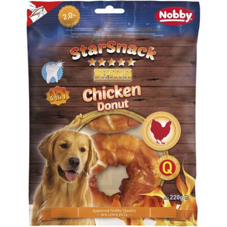 Nobby StarSnack Chicken Donut maškrty 10cm 220g