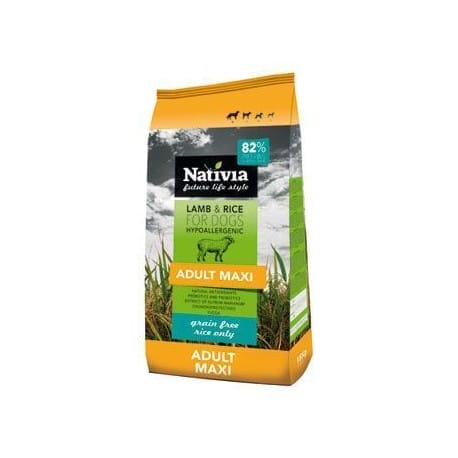 Nativia Dog Adult Maxi Lamb&Rice 15kg