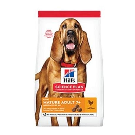 Hill's Can.Dry SP Mature Adult7+ Light Med.Chicken14kg