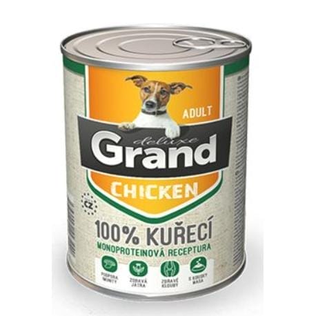 GRAND konz. pes deluxe 100% drůbeží 400g