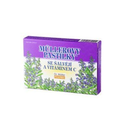 Dr.Muller Pharma Pastilky se šalvěji a vit.C 24ks