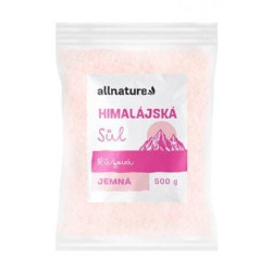 Allnature Himalájska soľ ružová jemná 500g
