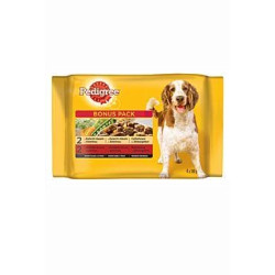 Pedigree kapsa Adult zver / kura 4x100g
