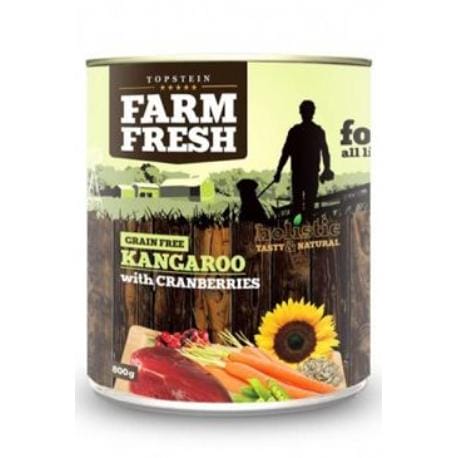 Farm Fresh Dog Kangaroo with Cranberries konz 400g