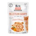 Brit Care Cat Fillets in Gravy Choice Chicken 85g