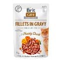 Brit Care Cat Fillets in Gravy Hearty Duck 85g