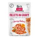 Brit Care Cat Fillets in Gravy Savory Salmon 85g