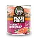 Farm Fresh Dog Salmon & Herring + Cranberries Konzerte 750g