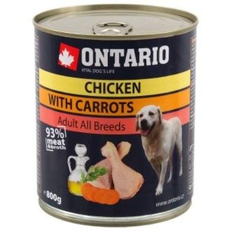 Ontario konz.Chicken, Carrots,Salmon Oil 800g