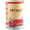 Petkult dog konz. Junior Hovädzie 400g