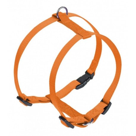 Nobby CLASSIC postroj nylon ML 50-70cm / 20mm oranžová