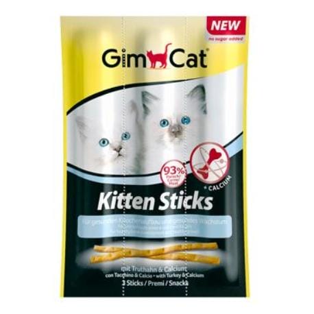 Gimpet Sticks Kitten krocan+calcium 3ks