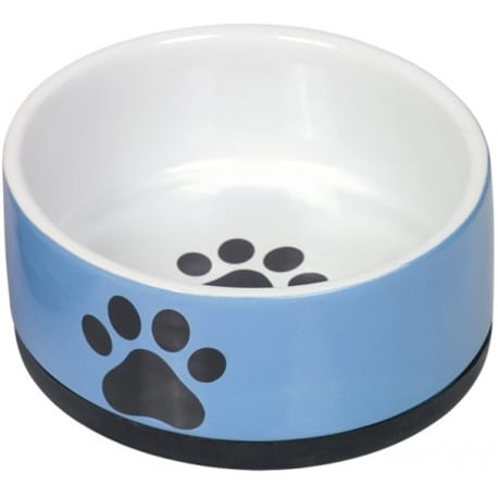 Nobby keramická miska PAW s protišmykovou úpravou modrobiela 17 x 8,0 cm / 1,1 l