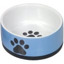 Nobby keramická miska PAW s protišmykovou úpravou modrobiela 17 x 8,0 cm / 1,1 l