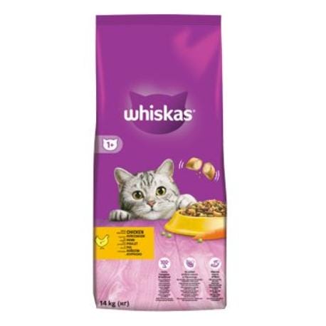 Whiskas Dry s kuracím mäsom 14kg