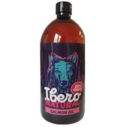 Ibero NATURAL Lososový olej 1000ml s pumičkou
