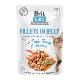 Brit Care Cat Fillets in Jelly with Turkey&Shrimps 85g