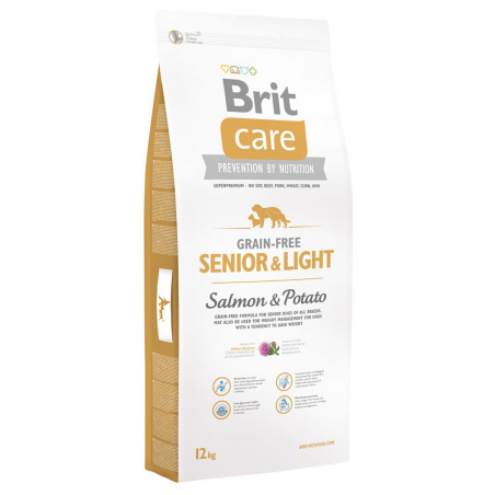 Brit Care Dog Grain-free Senior Salmon & Potato 12kg