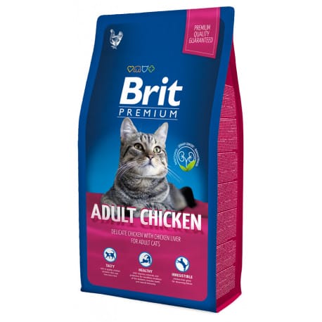 Brit Premium Cat Adult Chicken 8kg NEW