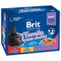 Brit Premium Cat vrecko Family Plate 1200g (12x100g)