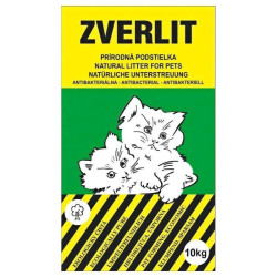 Zverlit zelený hrubá Podestýlka mačka 10kg