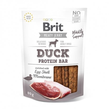 Brit Jerky Duck Protein Bar 80g