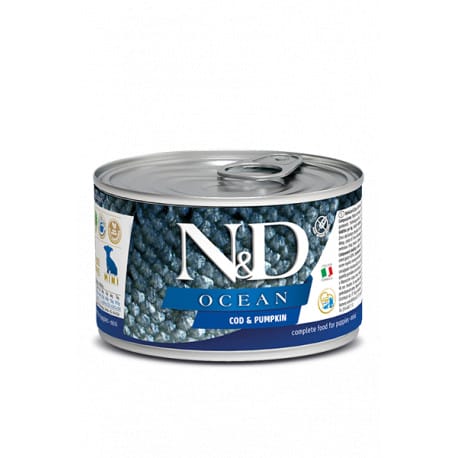 N&D DOG OCEAN Puppy Codfish & Pumpkin Mini 140g