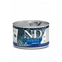 N & D DOG OCEAN Adult Salmon & Codfish Mini 140g