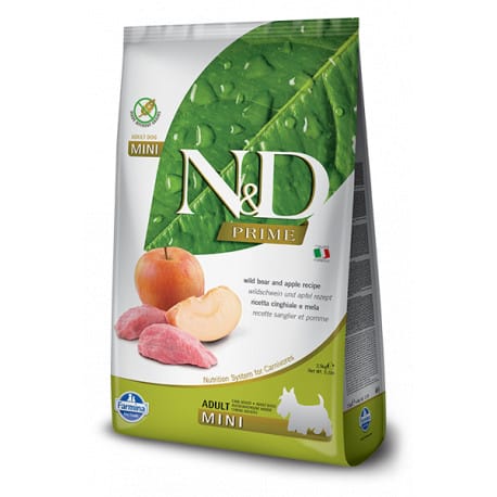 N&D PRIME DOG Adult Mini Boar & Apple 800g