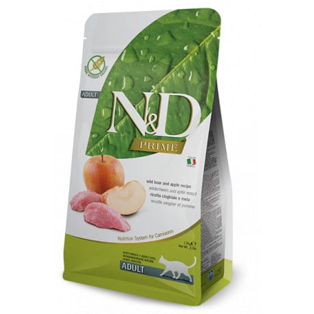 N & D PRIME CAT Adult Boar & Apple 300g