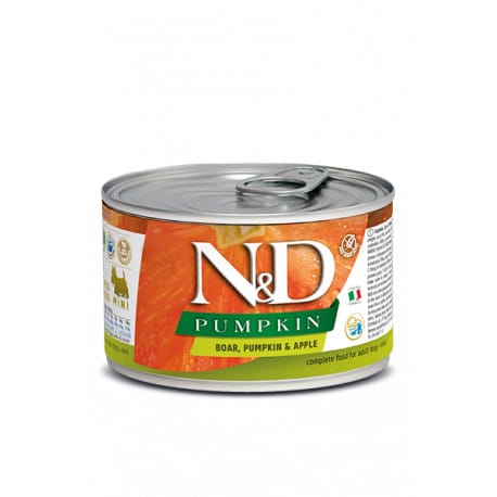 N&D DOG PUMPKIN Adult Boar & Apple Mini 140g