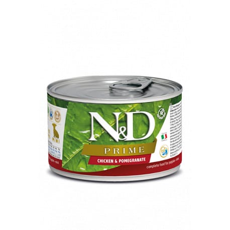 N&D DOG PRIME Puppy Chicken & Pomegranate Mini 140g