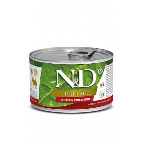 N&D DOG PRIME Adult Chicken & Pomegranate Mini 140g