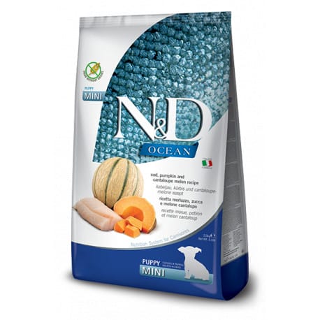 N&D OCEAN DOG Puppy Mini Codfish & Pumpkin & Melon 7kg