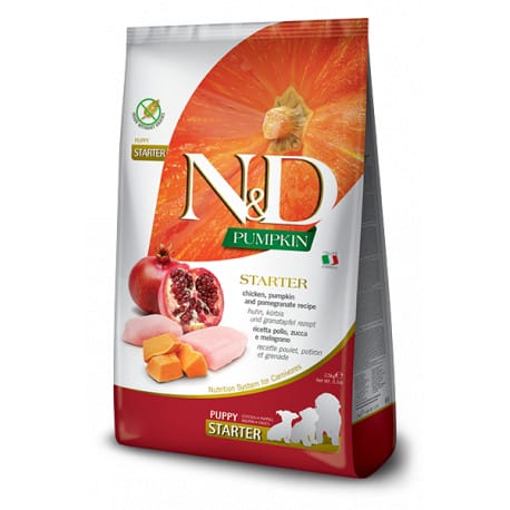 N&D Pumpkin DOG Puppy Starter Chicken&Pomegranate 800g