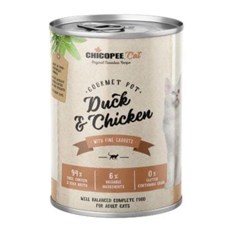 Chicopee Cat konz. Gourmet Pot Duck&Chicken 400g