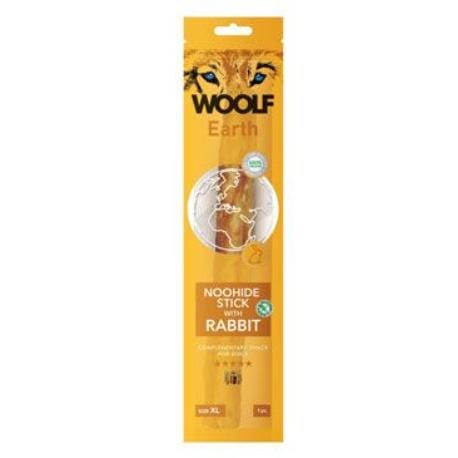 Woolf pochoutka Earth NOOHIDE XL Stick with Rabbit 85g