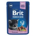 Brit Premium Cat vrecko White Fish for Kitten 100g