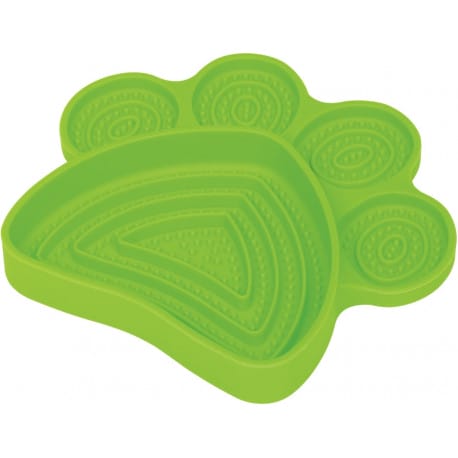 Nobby lízacia podložka Paw zelená 21 x 19 cm