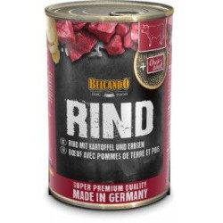 Belcando konz. Hověží s bramborem a hráškem 800g