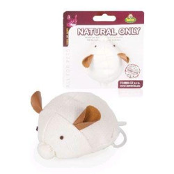 Hračka kočka Myš vybrující Natural Only 7,5cm