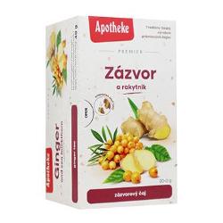 Čaj Apotheke Zázvor a rakytník 20 sacc
