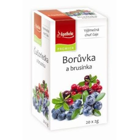 Čaj Apotheke Borůvka a brusinka 20sacc